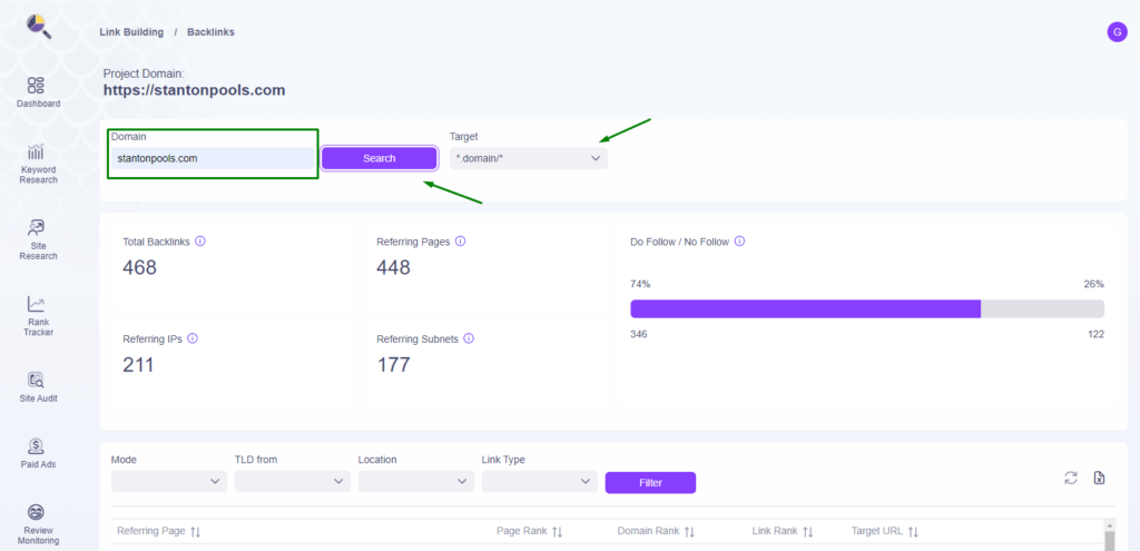 Backlink Analysis and Domain Overview Guide, Backlink Analysis